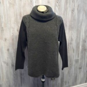Grey/ Brown knit sweater